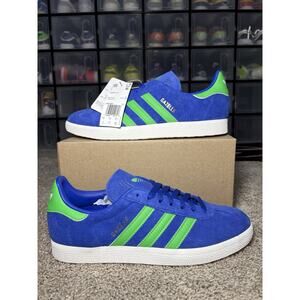Adidas Gazelle Royal Blue Energy Green Sneakers JH5389 Men's Size 9 NEW